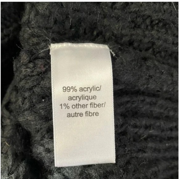 Maurices Black Colorblock Knit Sweater - Picture 6 of 6